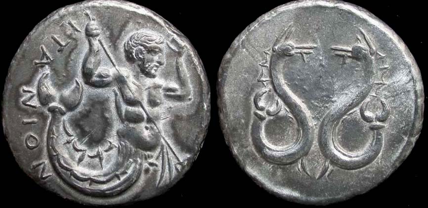 Itanos, Crete, Stater, Triton and Sea Monsters Itanos, Crete, Stater, Triton and Sea Monsters